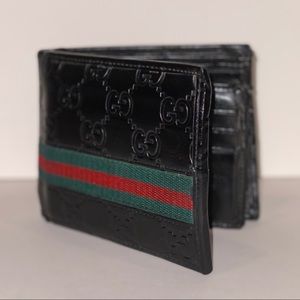 GUCCI BLACK LEATHER WALLET